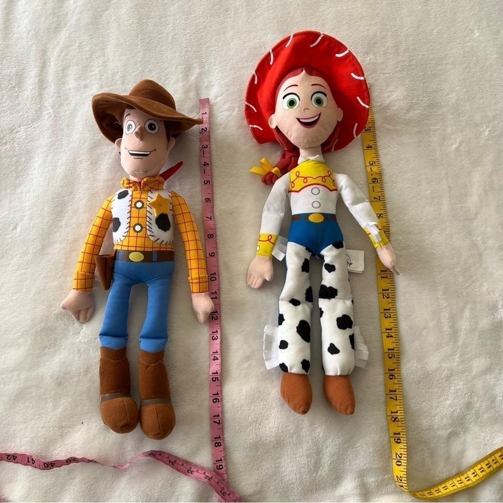 Disney Store Pixar Toy Story Jessie & Woody Cowboy Cowgirl Plush Dolls (2) - Picture 6 of 6